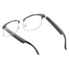 Enzemit Ai Translator Glasses, Translator Smart Glasses, Smart Bluetooth Glasses, Music Bluetooth Sunglasses, Supports 138 Languages for Traveling,Doing Business and Making Friends (Black Silver) view 1
