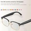 Enzemit Ai Translator Glasses, Translator Smart Glasses, Smart Bluetooth Glasses, Music Bluetooth Sunglasses, Supports 138 Languages for Traveling,Doing Business and Making Friends (Black Silver) view 2