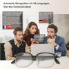 Enzemit Ai Translator Glasses, Translator Smart Glasses, Smart Bluetooth Glasses, Music Bluetooth Sunglasses, Supports 138 Languages for Traveling,Doing Business and Making Friends (Black Silver) view 3