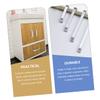 QUMIIRITY 20pcs Aluminum Alloy Cabinet Pulls for Wardrobe and Closet Modern Design Easy to Install Durable Door Knobs for Home view 4