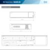 Titanium ED8432H5-DN DVR NVR Max. 40CH (Upto 32CH BNC / 24CH IP) 5MP Lite @10FPS HDMI/VGA/CVBS(or Spot) Audio/Alarm 4SATA 1ESATA (HDD Not Included) NDAA 5-in-1 Surveillance Recorder view 3