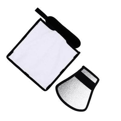 CONGARTENO 2pcs Photography Light Reflector Soft Flash Diffuser for Outdoor and Studio Use Lightweight Portable Reflecting Plate