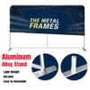 7.5x13.2ft Custom Stand Backdrop Commercial Tension Fabric Banner, Personalized Step and Repeat Backdrop with Aluminum Stand, Single-Sided Printing for Trade Show Booth Weddings Parties Photography view 4