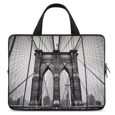 Laptop Case Sleeve 17inch Shockproof Laptop Case Brooklyn Bridge Laptop Sleeve Carrying Case