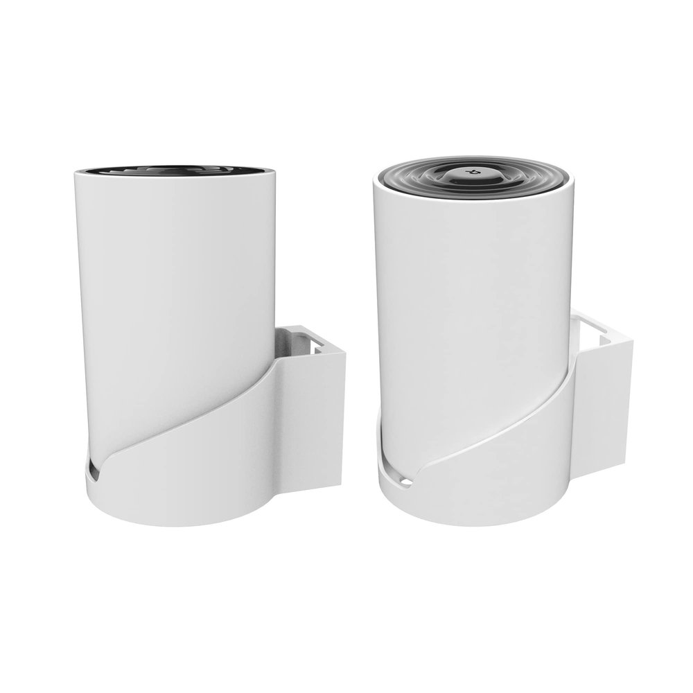 ZahoTse Stand Compatible with TP Link Deco X68/X80/XE75/XE75 Pro WiFi 6 System-Simple and Sturdy Wall Mount Stand Bracket TP Link Deco X68/X80/XE75/XE75 Pro Bracket with Cable Management(White,2Pack)