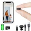 Free 64G Smallest Wireless WiFi Camera,Portable Battery Camera,HD1080P Baby Monitor Cam for Video Recording Live Feed with Night Vision,Motion Detection,Remote Viewing for Security withiOS Android view 1
