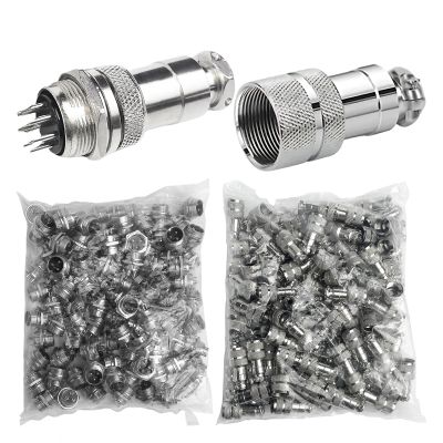 100Sets Aviation Connector,GX20 20mm 8 Pin Aviation Connector Docking Femal & Male M20 Circular Plug with Cover (8P)