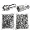 100Sets Aviation Connector,GX20 20mm 8 Pin Aviation Connector Docking Femal & Male M20 Circular Plug with Cover (8P) view 1