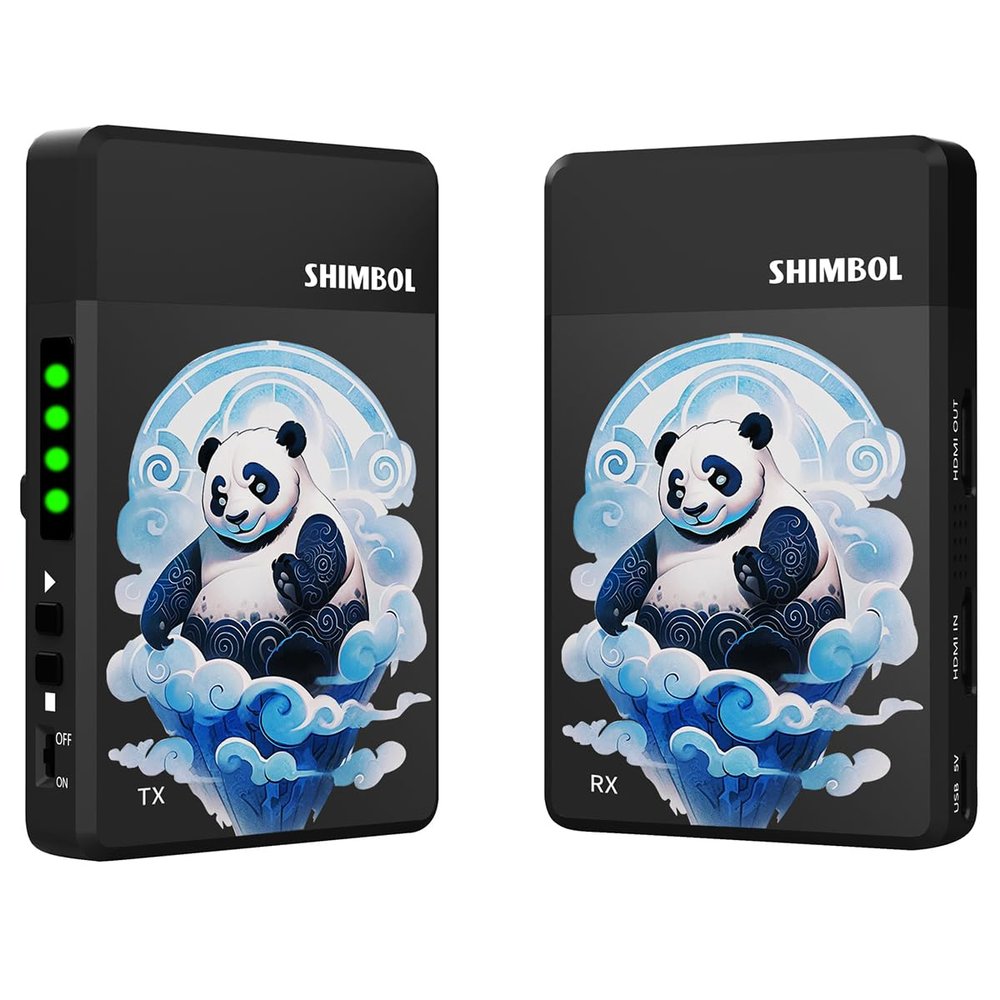 Shimbol TP Max 1000ft Wireless Video Transmission System,5G HDMI Transmitter and Receiver Support 1080p60 70ms Latency
