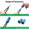 FIRMERST 14/4 Outdoor Speaker Wire 100 FT, Shielded Direct Burial Cable, (OFC) Oxygen-Free Copper, Waterproof & UV Resistant, with Connectors view 4