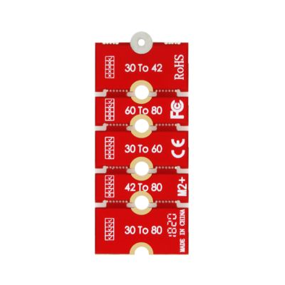 Red M.2 NGFF NVMe SSD 2230 2242 2260 to 2280 Length Extension Converter Bracket