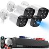2-Way Audio & Dual Power ModeOutdoor Wired Security Camera System, Home Surveillance Video Equipment, POE Security Systems view 1