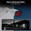 2-Way Audio & Dual Power ModeOutdoor Wired Security Camera System, Home Surveillance Video Equipment, POE Security Systems view 3
