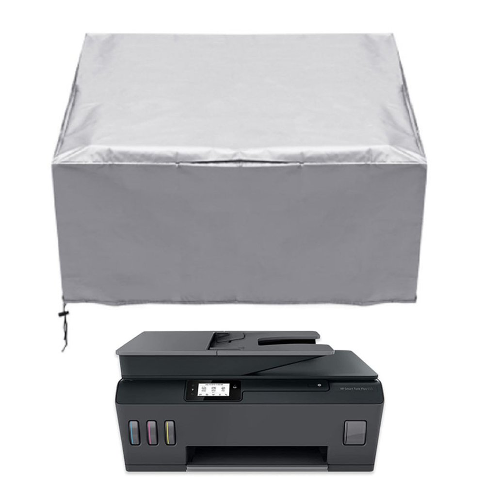 DEZYPZAM Printer Dust Cover, Anti Static Printer Dust Cover, Water-Proof Printer Dust Cover, Antistatic Water Resistant Printer Protector, Printer Cover (70x45x30 cm,Silver)