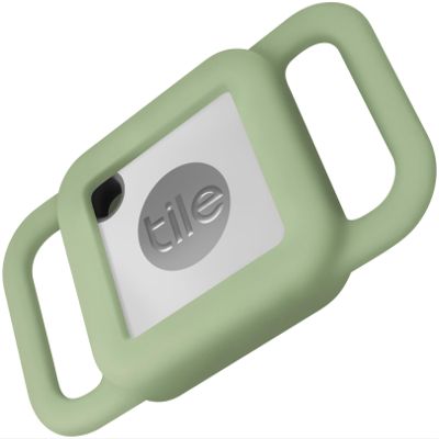 Geiomoo Silicone Case for Tile Mate 2024, 2022, 2020, Cover for Tracker Anti-Scratch, Holder Protect Finder Tag for Dog, Cat, Pets (Green)