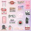 106 Pcs Book Stickers for Kindle, Holographic Dark Romance Bookish Stickers for Adults, Reading Lover Decal for Water Bottles, Laptops, Waterproof Vinyl Booktok Sticker for Adults Ebook Readers view 2