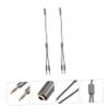 BRIGHTFUFU 2pcs Headphone to Microphone Splitter Cable Compact Adopters for Music Calls Singing view 4