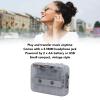 Cassette Player, Auto Reverse, Stereo Sound Quality, Compact Design, Playback with 3.5MM Headphone Jack, Battery Powered, for Tape Music Transfer (Transparent) view 3