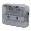 Cassette Player, Auto Reverse, Stereo Sound Quality, Compact Design, Playback with 3.5MM Headphone Jack, Battery Powered, for Tape Music Transfer (Transparent) view 4