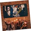 Veemoon Polyester Projector Screen Portable Outdoor Indoor Movie Projection Grey view 3