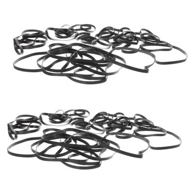 MERRYHAPY 100pcs Rubber Cassette Deck Belts Machine Belts for Audio Repair Machine Cassette Tape