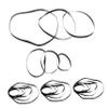 MERRYHAPY 100pcs Rubber Cassette Deck Belts Machine Belts for Audio Repair Machine Cassette Tape view 3
