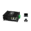 Industrial 2 Ports PoE SC Gigabit Fiber Media Converter, Boost Voltage Input DC9-57V to 48V, 1 SC and 2 RJ45 IEEE802.3af/at, SC Fiber Single Mode, Dual Fiber, 1310nm, 20km view 1