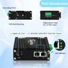 Industrial 2 Ports PoE SC Gigabit Fiber Media Converter, Boost Voltage Input DC9-57V to 48V, 1 SC and 2 RJ45 IEEE802.3af/at, SC Fiber Single Mode, Dual Fiber, 1310nm, 20km view 2
