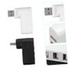 KICHOUSE USB 2.0 Hub 3 Port Splitter Cable Adapter Lightweight Sturdy Heat Dissipation view 2