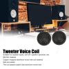 MUNEFE 2pcs Tweeter Replacement Diaphragm, Speaker Tweeter Voice Coil, Tweeter Dome Film for Speakers Box or Sound Project view 2