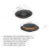 MUNEFE 2pcs Tweeter Replacement Diaphragm, Speaker Tweeter Voice Coil, Tweeter Dome Film for Speakers Box or Sound Project view 3