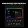 OTDOGUO 5V 3 Pin ARGB Controller Cooling Fan Hub PWM Fan Hub PWM ARGB Fan Hub for ARGB Computer PC Case Fan Black view 4
