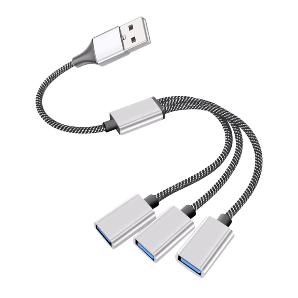 Gadpiparty USB Way Splitter USB Power Splitter for Laptop Male to Female Multi Port Expander