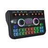 OTDOGUO X3 Live Voice Mixer Audio Interface Console Live Microphone Sound Card for Recording Streaming Smartphone Black view 1