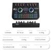 OTDOGUO X3 Live Voice Mixer Audio Interface Console Live Microphone Sound Card for Recording Streaming Smartphone Black view 3