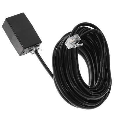 jojofuny 1set Telephone Cord Wire Clips and Landline Phone Cable Couplers for Use