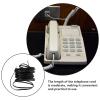 jojofuny 1set Telephone Cord Wire Clips and Landline Phone Cable Couplers for Use view 2
