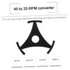 Veemoon 2pcs Record Adapter for Turntable Triangle Record Player Fitting Accessories view 3