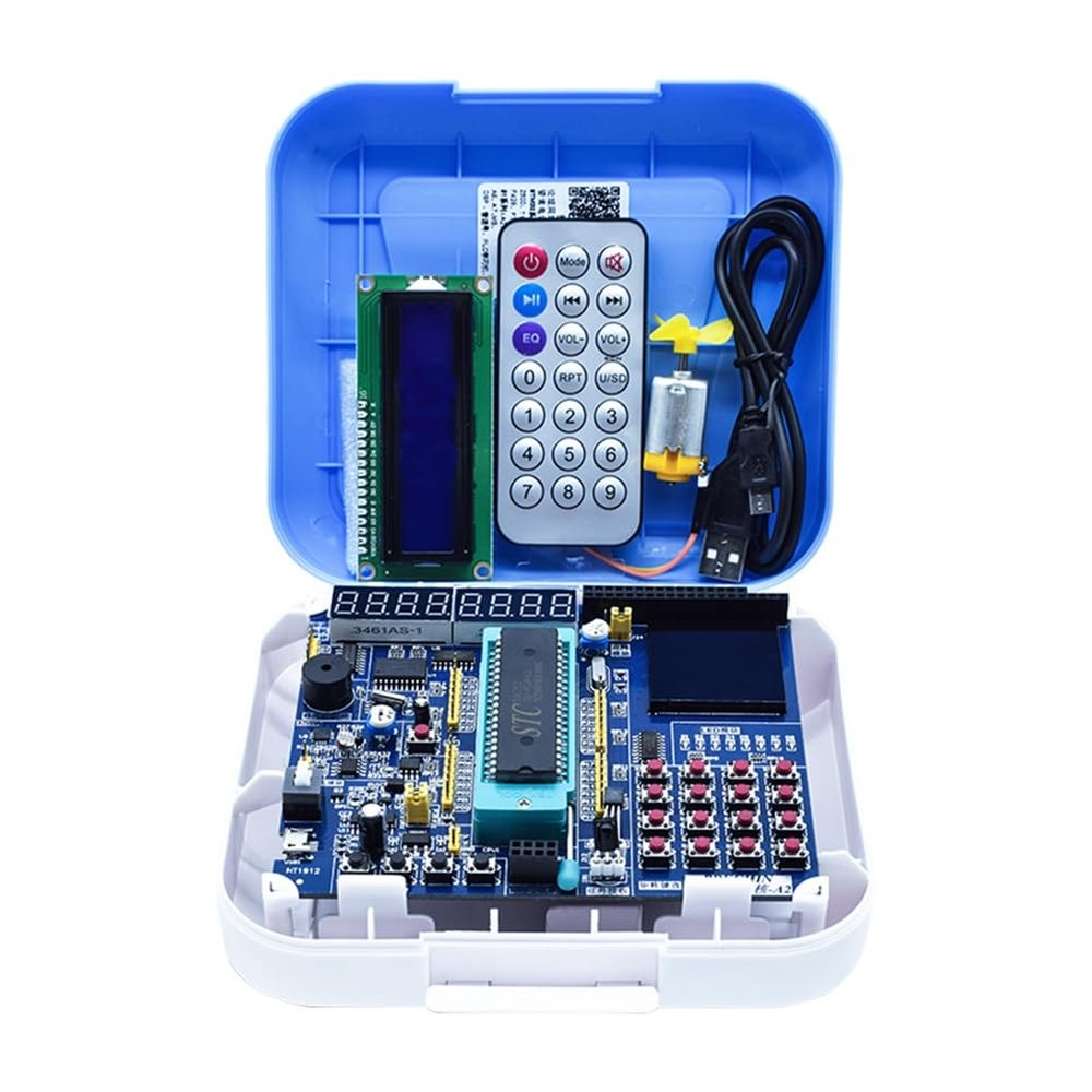 OTDOGUO 51 Single Chip Microcomputer Development Board 51 Development Board Learning Board STC89C52 Suite Minimum System