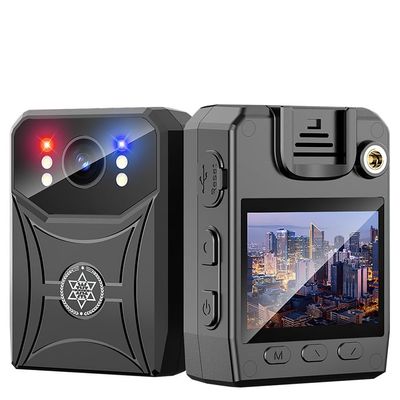 OTDOGUO 4K Mini Police Camera Digital Video Recorder Camcorder Camera IR Night Vision Body Camera Sports Back Clip with WiFi