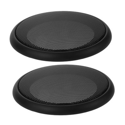 COOLHIYA 2pcs Car Subwoofer Speaker Grill Cover Mesh Protector for Automotive Easy Installation Stylish Design Fits Car Models
