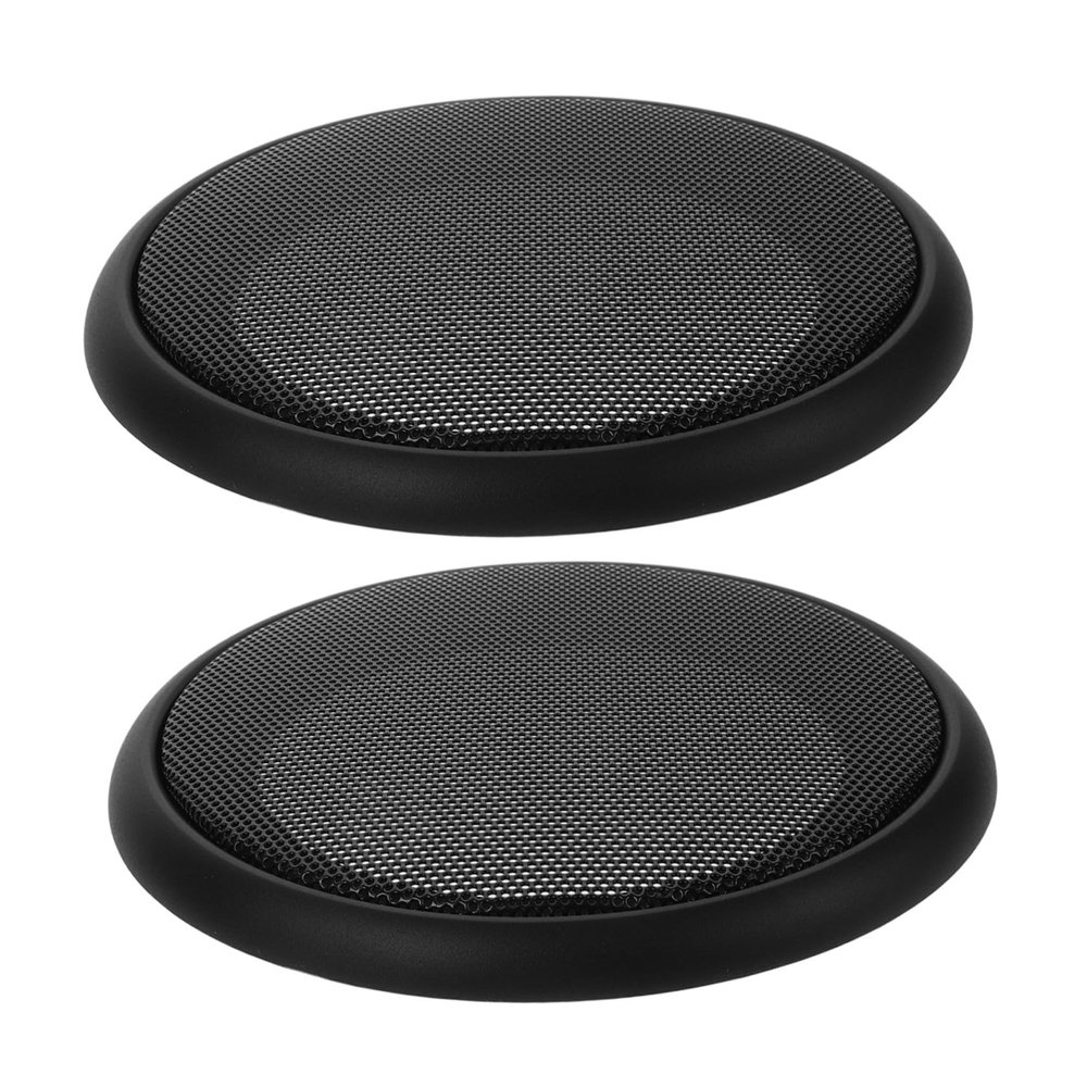 COOLHIYA 2pcs Car Subwoofer Speaker Grill Cover Mesh Protector for Automotive Easy Installation Stylish Design Fits Car Models