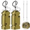 2 Pack Perimeter Trip Alarm-12 Gauge Camping Trip Wire Alarm Device for Outdoor and Property Safety/Bear Deterrent (Adapter Not Included) view 1