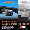 DDPAI 4K Dash Cam Front and Rear, Built-in 32G eMMC Dual Dash Car Camera,64GB Card Included Dashcam,Night Vision Dash Camera,5GHz WiFi, 7 Days Parking Mode,GPS,3" IPS, ADAS, WDR, Support 512GB,Z60 view 4