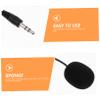 CIMAXIC 8pcs Clip Microphone for Smartphones Professional Lavalier Mics for Interviews Streaming Teaching and Recording Black and Easy to Use view 4