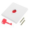 SOLUSTRE Manual Alarm Button Emergency Brake Button Wall-Mounted Easy Reset Key Senior Alert Sos Switch view 1