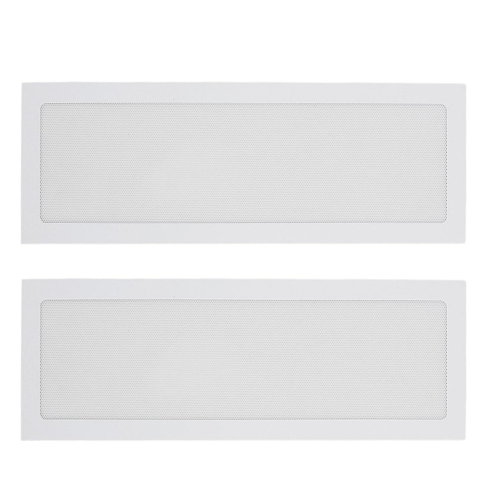 120 X 360mm DIY PC Case Dust Mesh Filter, [ 2 Pack ] PVC Magnetic Dust Filter Cover, PC Fan Dust Mesh PC Cooler Filter for Computer PC Case (White)