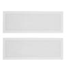 120 X 360mm DIY PC Case Dust Mesh Filter, [ 2 Pack ] PVC Magnetic Dust Filter Cover, PC Fan Dust Mesh PC Cooler Filter for Computer PC Case (White) view 1