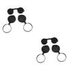 MERRYHAPY 2sets Rubber Objective Lens Caps for Binoculars Protective for Enhanced Durability and Performance Easy to Install Remove Compatible Binoculars view 1