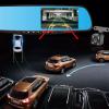 4.3in 1080P Mirror Dash Cam Rearview Mirror Camera, Dual Driving Recorder, Parking Monitor Loop Recording Backup Camera with Wide Angle Lens, Clear Video, G Sensor, Night Vision view 3